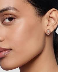 Buy Rose Gold Earrings for Women by Trishty Online