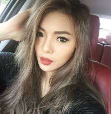 A soft black color might be nice for asian grey hair, or a rinse that adds some. Super Ash Brown Almost Grey Hair On Asian Skin Hair Color Asian Ash Brown Hair Color Asian Brown Hair