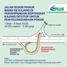 Plus Announces Month Long Closure Of Kajang Toll Plaza Access Road To Kl From Sept 9 Malaysia Malay Mail