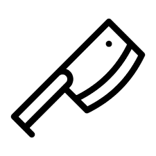 Cleaver Free Icon Knife Meat Butcher Kitchen Tools Cleaver Furniture And Household Food And Restaurant Cleaver Knife Free Icons Icon More Icon
