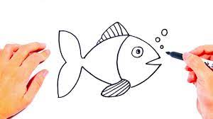 But the internet is also a big place, easy to get lost in, so i've prepared a collection of 100 easy drawing tutorials for you. How To Draw A Fish Step By Step Drawings Tutorials For Kids Youtube