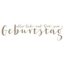 Mundart Stempel Stempel Alles Liebe Und Gute Zum Geburtstag Handlettering Happy Birthday Lettering Some Words