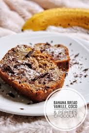 Banana Bread Vanille Coco Pepites Chocolat Vegan Sans Gluten Laura Healthy Vegan Chocolat Vegan Pepite Chocolat Recette Banana Bread