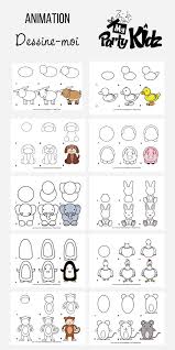 Des coloriages pour tous les gouts sur gulliles animaux te fascinent. Dessins Pas A Pas Animaux Le Blog My Party Kidz