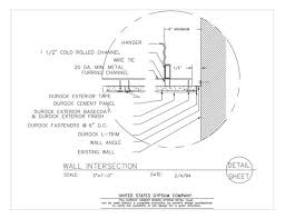 Usg Design Studio 09 21 16 03 432 Durock Suspended Ceiling Detail Wall Intersection Download Details Ceiling Detail Detail Cement Panels