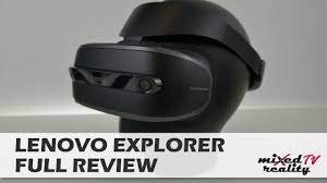 Full Review Lenovo Explorer Windows Mixed Reality Headset Better Than Vive Rift And Psvr Youtube Lenovo Reality Headset