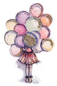 Happy Birthday Drawings For Girls Pesquisa Google Balao Desenho Ilustracao De Balao Imagem De Fundo Para Iphone