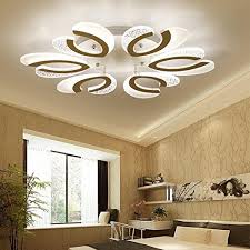 Lampadari e lampade a sospensione lampadari moderni e a sospensione l. Yayong Lampadari Moderni A Forma Di Minimalista Led Creativo Acrilico Lampade Da Soffitto Soggiorno Camera Da Letto Oscuramento Continuo Lampadari 12 Testa Illuminazione Per Interni Lampadari Lampade A Sospensione E Plafoniere Nsb Group Com