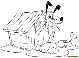 Pluto and mickey have been. Disney Pluto Printable Coloring Pages Disney Coloring Book Dog Coloring Home