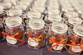 No one should feel pinges of guilt at your wedding when they decide to throw out your useless wedding favor. Chic Chicago Wedding Ruffled Wedding Favors Fall Fall Wedding Diy Diy Wedding Favors