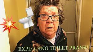 Exploding Toilet Prank On Grandma Youtube