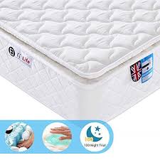 Ej Life 5ft Uk King Size 9 Zone Memory Foam Mattress With Pocket Springs Orthopaedic Mattress 10 6 Inch Mattress Bed Frame Mattress Mattress Box Springs