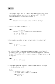 Sebuah kotak berisi 5 bola biru dan 9 bola merah.dari kotak tersebut diambil 3 bola sekaligus secara acak.tentukan banyak cara pengambilan jika bola yang diambil ketiganya berwarna merah. Doc Peluang Lady Jiyong Academia Edu