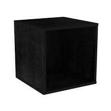 Once this end table sells i'll likely start with the single manifold with two of the fi 18's. Lavish Home Black Open Front Modular Cube End Table Hw0200199 The Home Depot