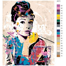 Color by number ist ein tolles malspiel, das du kostenlos und online auf silvergames.com spielen kannst. Malen Nach Zahlen Audrey Bunt 40x50cm Kaufland De