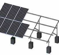 Solar Flat Roof System-Steel Mounting manufacturer, Solar ...
