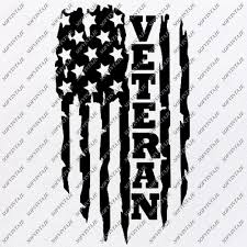 Vector Silhouette American Flag Black And White Flag Svg Files Usa Flag Svg Design Usa Flag Veteran Svg File Original Design Svg Files For Cricut Svg For Silhouette American Flags Clip Art