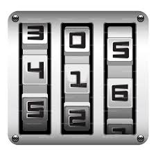 Image result for combination lock clipart
