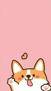 Cartoon Cute Animal Iphone Wallpaper Ipcwallpapers Corgi Wallpaper Iphone Dog Wallpaper Iphone Cute Dog Wallpaper