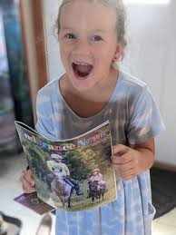 What an exciting moment for the little girl, can't wait to see her share  her endurance bike with classmates tomorrow?