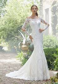 Blu By Morilee 5709 Priscilla Sample Sale Off The Shoulder Long Sleeve Fit And Flare Wedding Dress Fit And Flare Wedding Dress Long Sleeve Wedding Dress Lace Fitted Wedding Dress