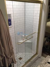 Buy brass shower doors and get the best deals at the lowest prices on ebay! Framed Shower Doors With Polished Brass Metal Finishing Tg Glass Works