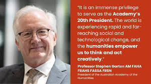 Professor Stephen Garton elected as Australian Academy of the Humanities  President