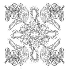 Flower Coloring Page For Adults Printables Animal Coloring Pages Flower Coloring Pages Coloring Pages