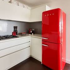 mini kuche weiss eckkuche kuhlschrank leuchtend rot kuche l formige kuche kuhlschrank rot
