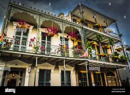 Esterno della Locanda di San Ann nel Quartiere Francese quartiere di New  Orleans, LA Foto stock