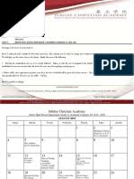 Ia biasanya disampaikan dalam tiga bahasa. Kalendar 2020 Academic Term Academia