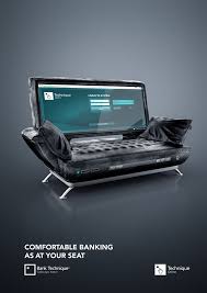 Online Banking Ad On Behance Banks Ads Ads Creative Banks Advertising