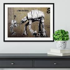 Our panel art is printed on high quality canvas, and will stand the test of time looking great in your space! Canvas Art Picture Choose Your Size Banksy I Am Your Father Star Wars Kunstdrucke Com Antiquitaten Kunst