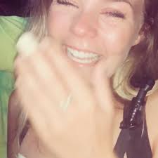 a happy post of a happy girl at the happiest place