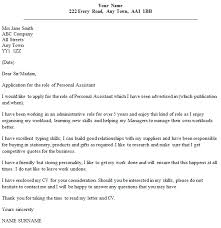 Personal Assistant Cover Letter Example Icover Org Uk Cover Letter For Resume Job Cover Letter Cover Letter Example