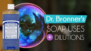 Dr Bronners Soap Uses Dilutions T1d Blog Natural Living