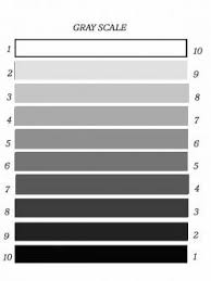 Grayscale And Tonal Values Feltmagnet