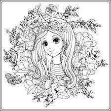 Kostenloses Ausmalbild Einhornmadchen Das Bild Mit Dem Hubschen Madchen Ist Eingebettet In Blumen Kostenlos Z Ausmalen Ausmalbilder Kostenlose Ausmalbilder