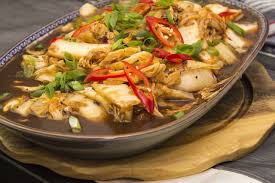 Geschmorter Chinakohl In Scharfer Knoblauchsauce Knoblauchsauce Chinakohl Asiatische Rezepte