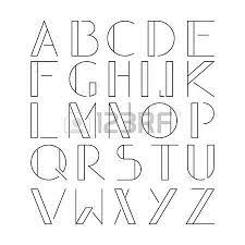 Here, he reveals why every letter you see looks the way it does. Thin Minimalistic Font Black Latin Alphabet On White Background Vector Illustration Aesthetic Fonts Fonts Alphabet Lettering Alphabet