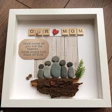 Birthday Present For Mother In Law Uk To View All Pebble Art Mother Related Designs Click Here Https Www Etsy Com Uk Shop Thepebbleartsha Mum Birthday Gift Diy Birthday Gifts For Mom Pebble Art