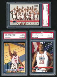 Unfortunately, most of his rookie cards feature a very dated look and fleer is no different. Lot Of 3 Shaquille O Neal Team Usa Basketball Cards Psa 10 Pristine Auction