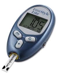 Abbott Freestyle Lite Blood Glucose Meter with Case