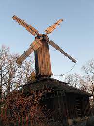 Windmill In Sweden Windmill Landscaping Windmill Landscape