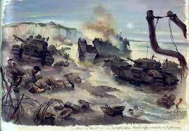 Dieppe Beachhead 1942 Military Art War Art Art