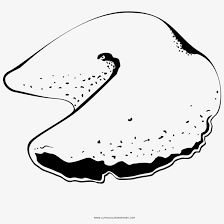 Simple cupcakes and cakes coloring page to download for free. Fortune Cookie Coloring Page Fortune Cookie Transparent Png 1000x1000 Free Download On Nicepng