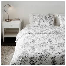 Alvine Kvist Duvet Cover And Pillowcase S White Gray Full Queen Double Queen Ikea Duvet Covers Duvet Grey Duvet