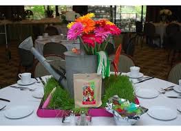 Sign In April Showers Flower Shower Party Table Settings