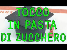 Tocco Di Laurea In Pasta Di Zucchero Youtube Pasta Di Zucchero Torte Di Laurea Cupcake Di Laurea