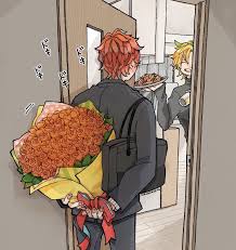 ᓓ ᐠⴋまʓ on twitter 何でもない日だけど100本のバラをプレゼントするどぽの絵 どひふ anime rap battle anime ships